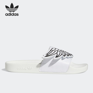 男女運動輕便透氣拖鞋 三葉草新款 GY2505 阿迪達斯官方正品 Adidas
