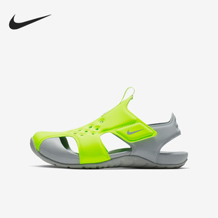 943826 運(yùn)動(dòng)GS女子大童休閑透氣漏洞涼鞋 701 耐克官方正品 Nike