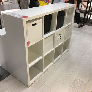 宜家國內代購 書架儲物架架子書柜兒童玩具格子柜 卡萊克擱架單元