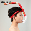 洲克游泳專用呼吸管zoke兒童專用游泳訓(xùn)練濕式 備 自由泳換氣蛙泳裝