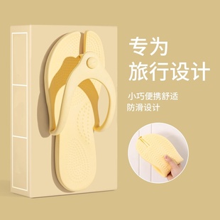 男女出差專用浴室可洗澡防滑旅游沙灘涼鞋 新款 折疊拖鞋 旅行便攜式