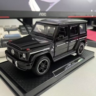 奔馳大G合金車模粉色G63仿真越野車玩具車男女孩汽車模型收藏擺件