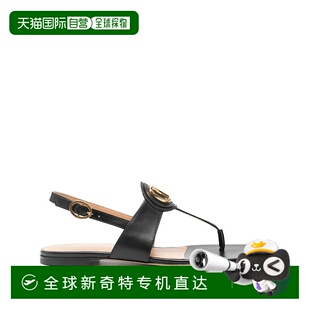 AW2025 1h可退 WS0MB7DSH0NO 女士涼鞋 黑色 香港直郵VALENTINO