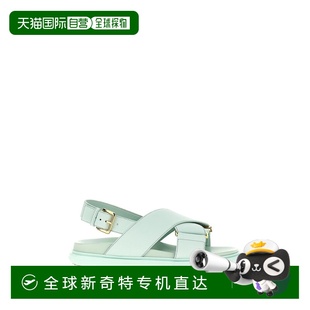 香港直郵MARNI 白色 女士涼鞋 FBMS015701P361400B18 1h可退