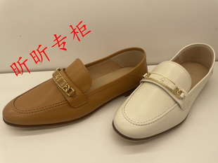 平底圓頭單鞋 套腳樂(lè)福鞋 2024春季 女5M12701 saunda萊爾斯丹女鞋