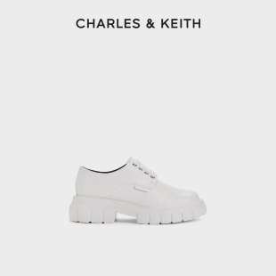 單鞋 CHARLES&KEITH夏季 70381030英倫風(fēng)厚底系帶牛津鞋 CK1 女鞋