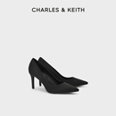 女鞋 婚鞋 CK1 1簡約通勤尖頭高跟單鞋 60280245 CHARLES＆KEITH夏季