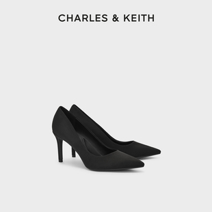 女鞋 婚鞋 CK1 1簡約通勤尖頭高跟單鞋 60280245 CHARLES＆KEITH夏季