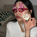 節(jié)日裝 發(fā)光蠟燭拍照道具 扮生日禮物 生日派對日用品 led發(fā)光眼鏡