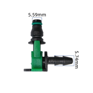 綠二2通L型適用于部分江鈴福特新全順途睿歐V362噴油器回油管接頭
