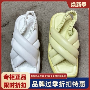 SL122098 厚底增高沙灘面包半涼拖鞋 露娜女鞋 SL春夏踩屎感運動涼鞋