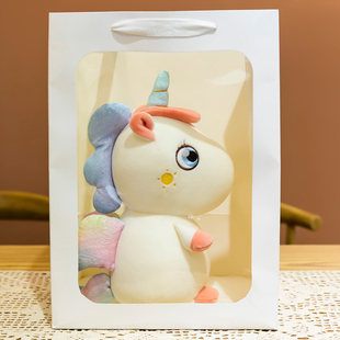 可愛獨角獸公仔圣誕節禮品生日禮物女生送閨蜜毛絨玩具女孩布娃娃