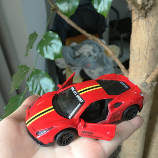 仿真1 43合金車模型男孩金屬小汽車回力玩具跑車擺件幼兒園娃娃機