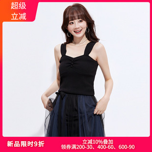 上衣外穿高彈針織吊帶女 UW系列辣妹風無袖 2025年夏裝 Outlets專柜