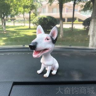 飾 車車載內(nèi)飾品擺件意車上裝 正品 創(chuàng)汽車飾擺件可愛搖頭小狗車個(gè)性