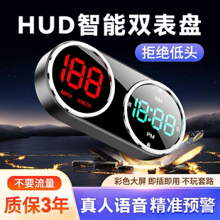 2025新款 車載電子狗駕駛安全預(yù)警儀HUD抬頭顯示器GPS雷達(dá)測(cè)速車速