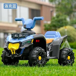 高檔兒童電車四輪沙灘野車1 4歲男動越女寶寶坐人電動汽車可充電
