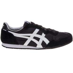 經(jīng)典 Onitsuka 輕便透氣緩震跑步鞋 鬼塚虎男款 黑白配色 Tiger