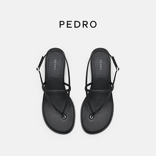 PW1 PEDRO夾趾細絆帶涼鞋 波嬉系列低跟涼鞋 新款 26480093 25夏季