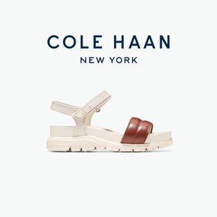 厚底增高一字帶涼拖鞋 Cole 25春夏女士涼鞋 歌涵 女W33669 Haan