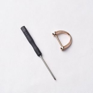 五金鋅合金馬蹄扣D型汽車配件鑰匙扣馬蹄扣D扣