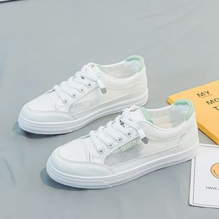 薄款 夏季 配裙子增高網(wǎng)鞋 透氣時尚 子 小白鞋 年舒適板鞋 女2024新款