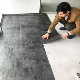 地板貼加厚耐磨2.0防水臥室家用翻新自粘地板貼紙塑膠地板仿瓷磚