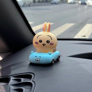 chiikawa烏薩奇小八吉伊卡哇中控臺(tái)手辦擺件女卡通可愛(ài)汽車裝 飾