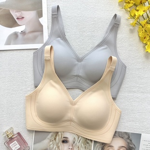 古妃正品 無鋼圈側(cè)收副乳全罩杯舒適文胸罩 輕塑提拉內(nèi)衣女無痕薄款