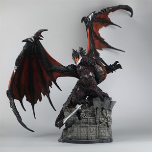 死亡之翼DeathWing耐薩里奧彩色桌面雕像擺件手辦模型玩具
