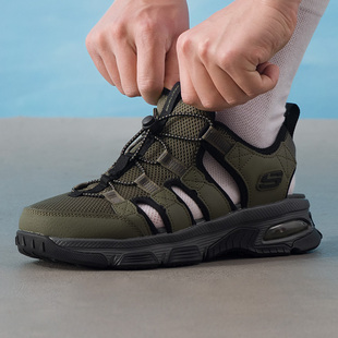 時(shí)尚 Skechers斯凱奇涼鞋 新款 夏季 潮流透氣耐磨緩震運(yùn)動(dòng)休閑 男鞋