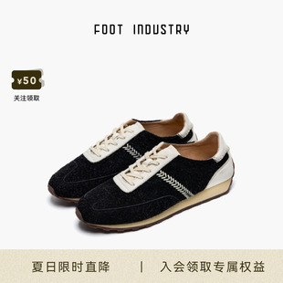復(fù)古慢跑鞋 足下工業(yè) 運(yùn)動(dòng)休閑舒適 INDUSTRY 「品牌特惠」FOOT
