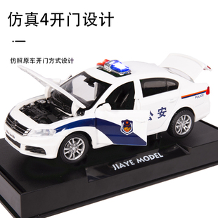 兒童特警車玩具車朗逸車男孩救護套裝 合金小汽車模型仿真消防車大