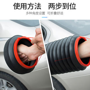車(chē)載垃圾桶可折疊伸縮桶多功能汽車(chē)掛式 雨傘收納桶
