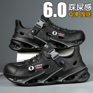 外穿休閑開車戶外運(yùn)動(dòng)游泳釣魚海邊沙灘涼鞋 夏季 男2025新款 洞洞鞋