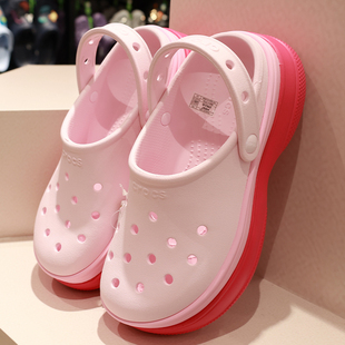 厚底包頭戶外沙灘涼拖鞋 堆堆女鞋 211355 卡駱馳經典 crocs洞洞鞋