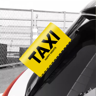 汽車貼紙定制 飾車身車尾改裝 TAXI出租車標簽車貼水洗嘜個性 創意裝