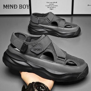 外穿運動防滑耐磨司機開車上班男士 MIND 春季 男款 戶外涉水 BOY涼鞋