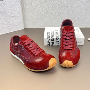 女阿甘鞋 軟底輕便休閑板鞋 2025夏季 小白鞋 潮 新款 牛皮內增高德訓鞋