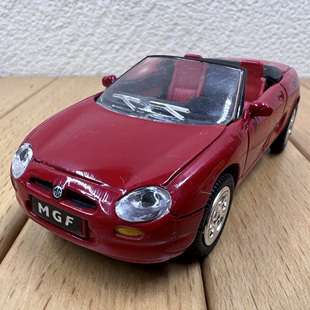 敞篷車場景擺設(shè) MGF跑車合金汽車模型擺件 43名爵1996款