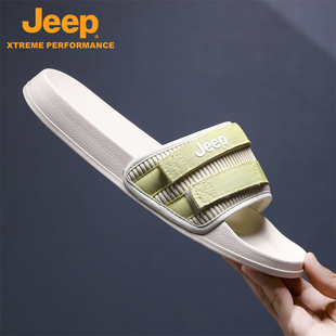 厚底女士涼拖外穿運動涼鞋 Jeep 2025新款 男夏季 吉普戶外休閑拖鞋