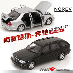 AMG C36 1993 MOPF 汽車模型 1997旅行版 18諾威爾奔馳W202