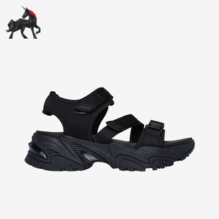 女士厚底機甲運動休閑涼鞋 夏季 斯凱奇正品 Skechers