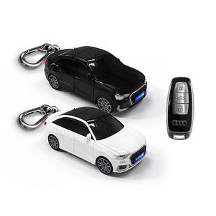 適用于奧迪A6L鑰匙包汽車模型殼創(chuàng)意個性 專用 扣遙控器保護套改裝
