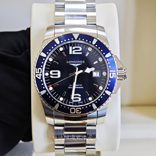 Longines浪琴正品 手表康卡斯?jié)撍构庾詣訖C械男表L3.742.4.96.6