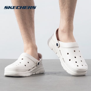 潮流休閑運動沙灘涼鞋 Skechers斯凱奇男鞋 涼拖時尚 新款 2025夏季