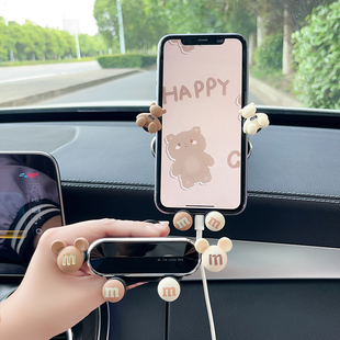 新款 支撐架女 汽車用手機架車載手機支架導航專用車內多功能吸盤式