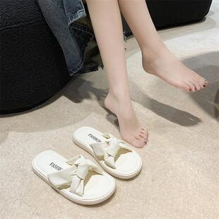 女夏外穿 防滑洗澡踩屎感軟底拖鞋 百搭休閑沙灘涼拖鞋 子2025年新款