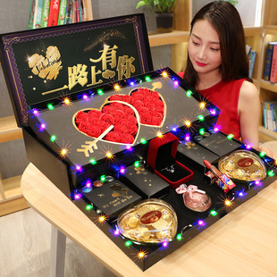 德芙巧克力520情人節生日禮物送女友老婆女生表白儀式 感走心驚喜