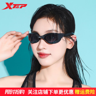 備 通用專業(yè)訓(xùn)練平光裝 特步成人泳鏡2025年新款 高清防水防霧男女款